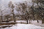 Camille Pissarro Belphegor Xi'an Snow oil on canvas